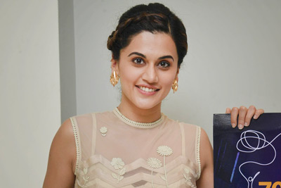 Taapsee At Anando Brahma Trailer Launch